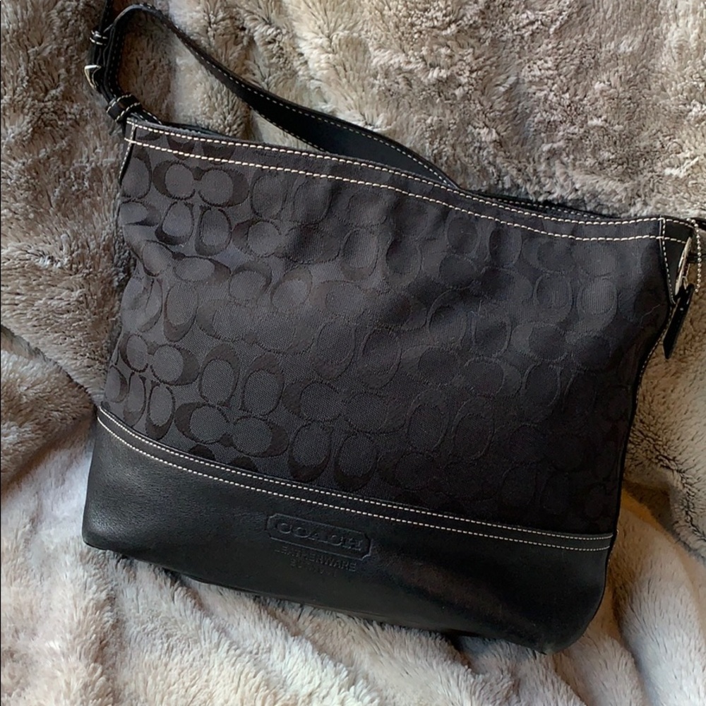 AUTHENTIC Black classic coach bag
